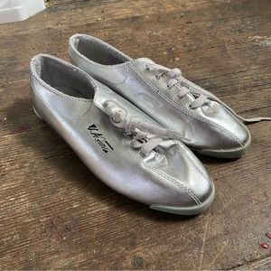Silver sneakers